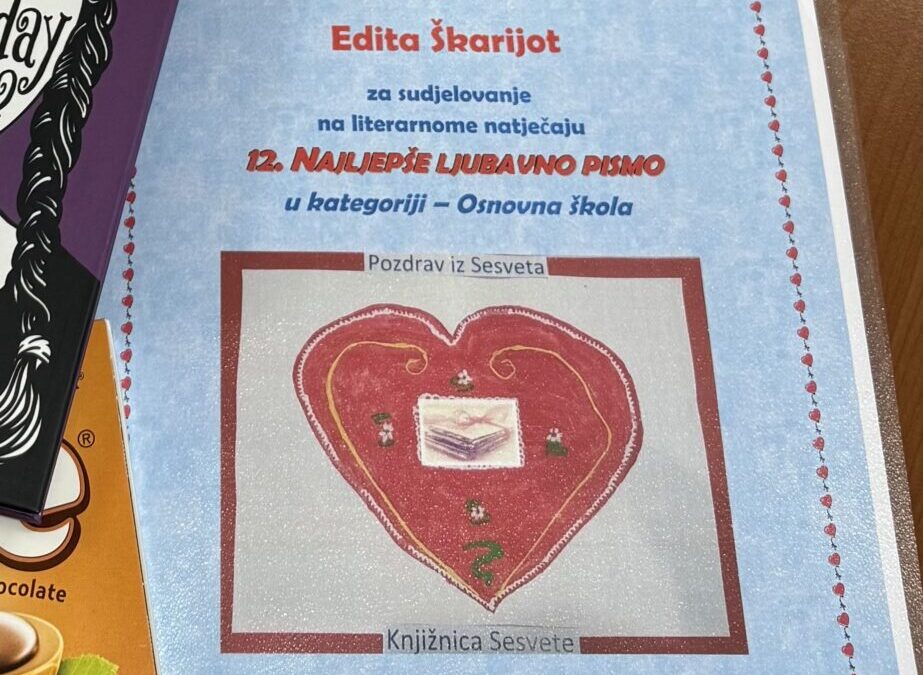 NAJLJEPŠE LJUBAVNO PISMO
