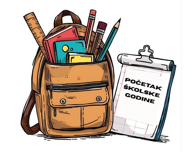 OBAVIJESTI O POČETKU NASTAVE U ŠKOLSKOJ GODINI 2025./2026.