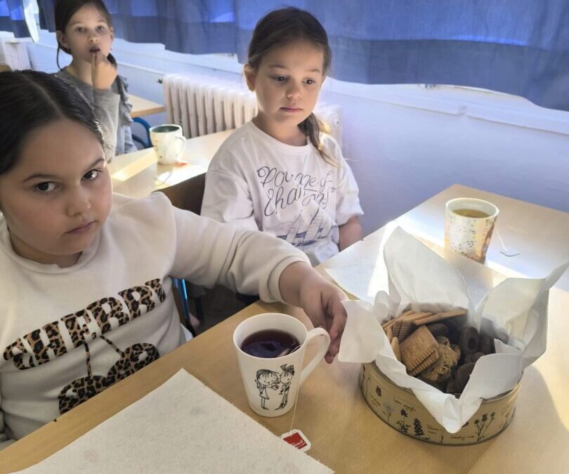 Čajanka u 2. d razredu