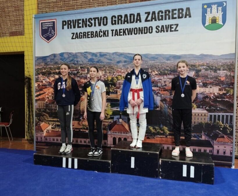 Uspjeh naših učenica na Prvenstvu Zagreba 2026. u taekwondou