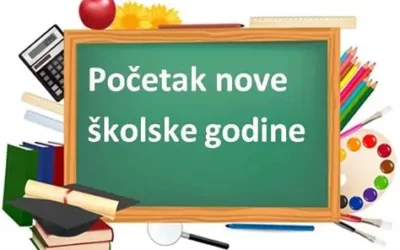 Početak nastave u novoj školskoj godini